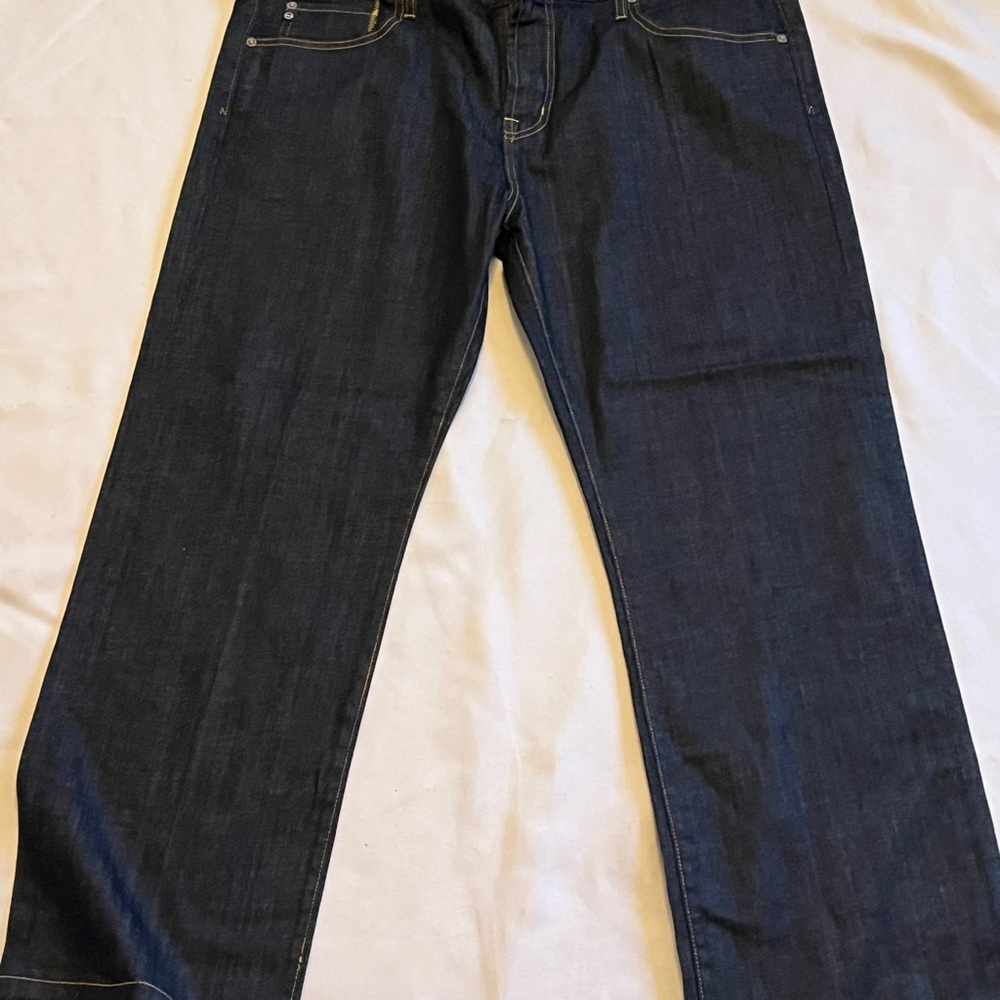 AG Adriano Goldschmied Dark Blue Men's Relaxed Jeans